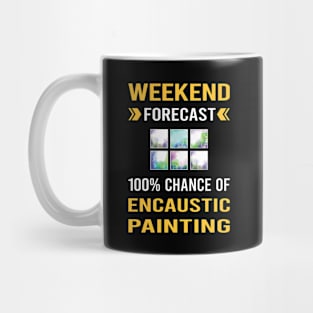 Weekend Forecast Encaustic Painting Mug